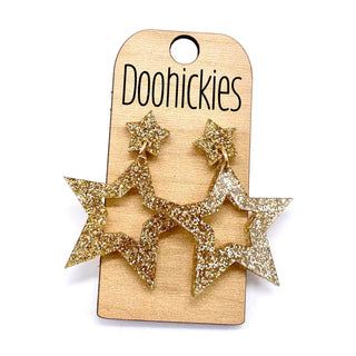 Star Dangle Acrylic Earrings