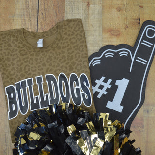 Clyde Bulldogs - Arch with Animal Print T-Shirt