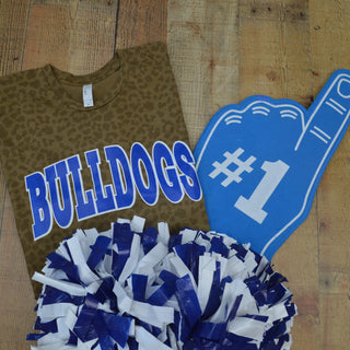 Stamford Bulldogs - Arch with Animal Print T-Shirt