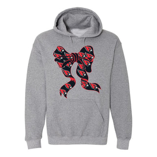 Clack Cardinals - Bow Mascot Hoodie