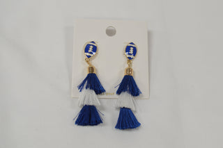 Football with Tassels Earrings