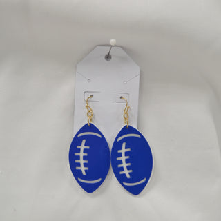 Layered Football Plastic Earrings