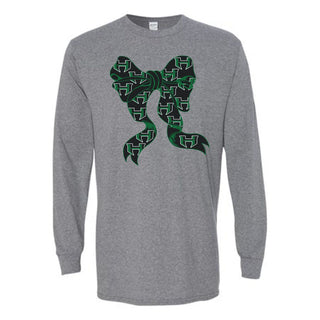 Hamlin Pied Pipers - Bow Mascot Long Sleeve T-Shirt