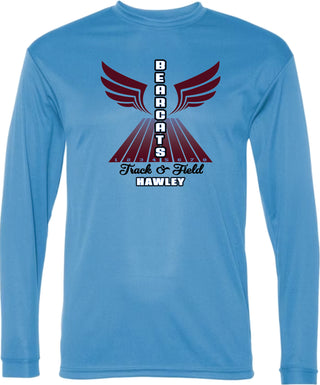 Hawley Bearcat Booster Club - Track on Light Blue