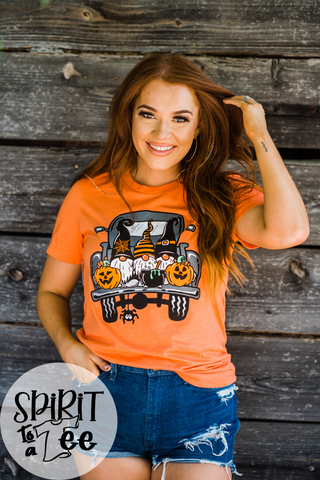 Halloween Gnomes Truck Tee