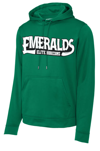 Wylie LL Machine Pitch - Emeralds Hoodie