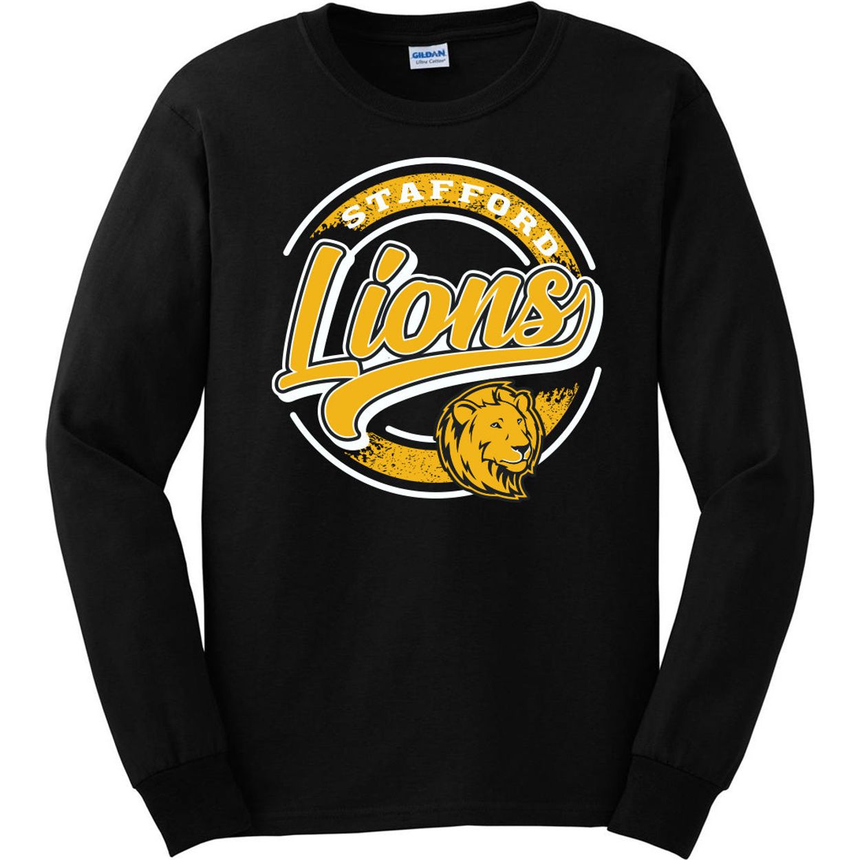 Stafford Lions - Splatter Long Sleeve T-Shirt – Lil Cattilac