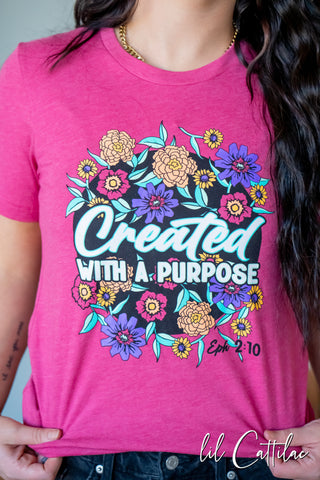 Created With a Purpose - Easter Tee