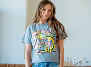 Teach - Bubble Letters CC Tee