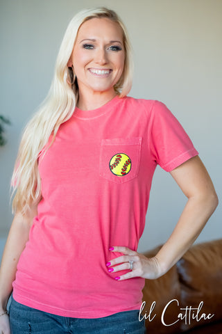 Softball CC Pocket Tee