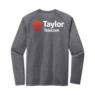 Taylor Telecom Sport-Tek® PosiCharge® Long-Sleeve Tri-Blend Wicking Raglan Tee