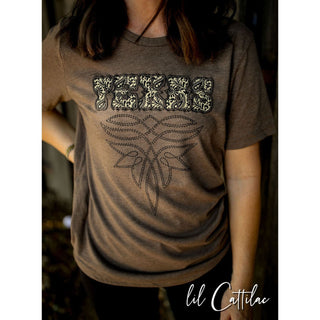 Texas Puff Boot Stitch - Texas Tee