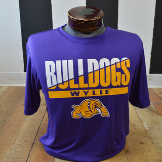 Wylie Bulldogs -Split Wicking Tee