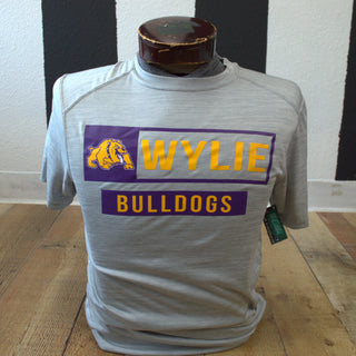 Wylie Bulldogs - Shadow Heather Wicking Tee