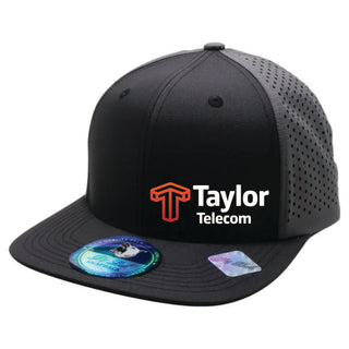 Taylor Telecom Pit Bull Perforated Flat-Bill Snapback