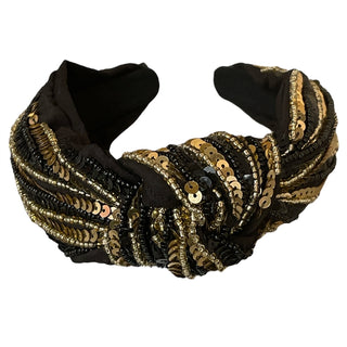 Sequin Striped Headbands