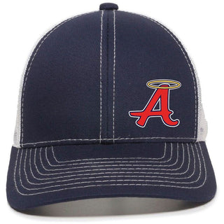 Navy with White Mesh Back Cap - Abilene Baseball