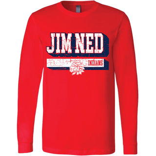 Jim Ned Indians - Retro Long Sleeve T-Shirt – Lil Cattilac