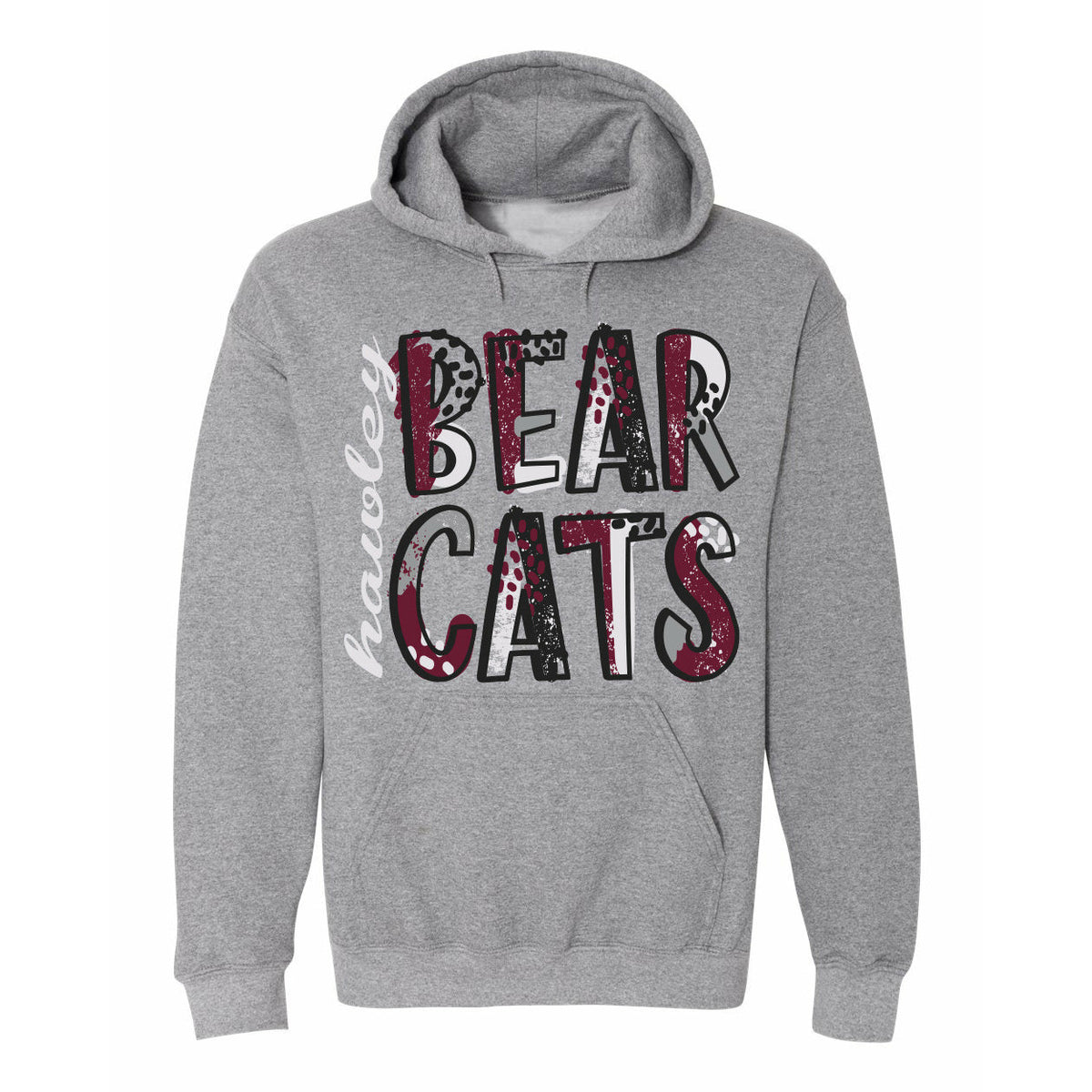 Hawley Bearcats - Splatter Hoodie – Lil Cattilac